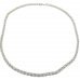 Silver Rolo Chain Necklace 4mm 42-50cm 16-19g